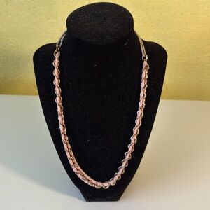 Henri Bendel Pink and Gold Women's Necklace